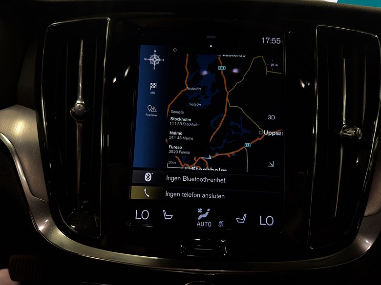 Volvo V60 II B4 Mom Adv Navi Pro Ed, 2 brukare, H/K, Läder 2022, svart – bild 14 av 22, begagnad hos Niber i Järfälla