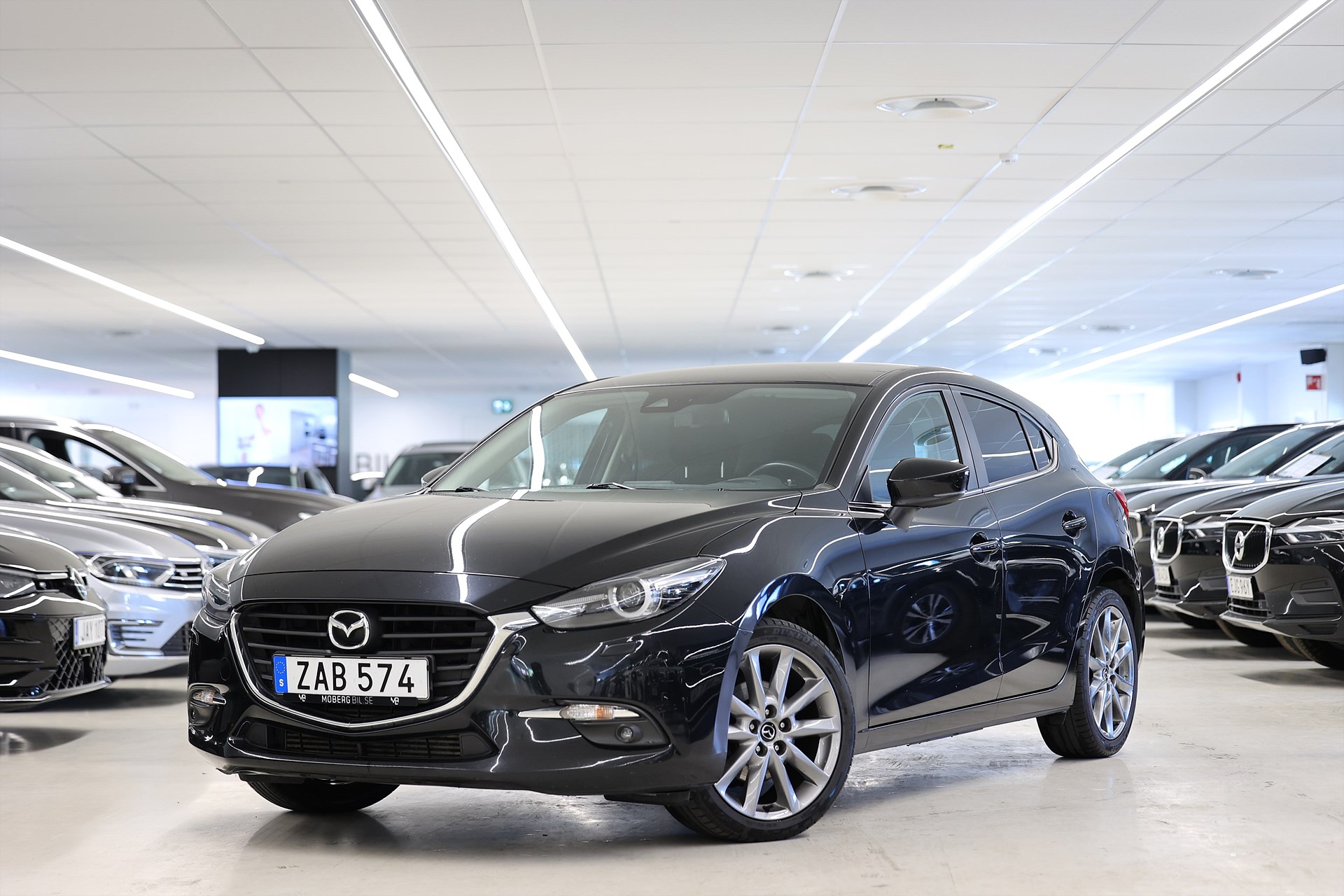 Mazda 3 2.2 DE 150hk Vision Plus HUD Navi B-kamera Keyless