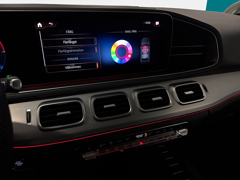 Mercedes GLE 350e 4MATIC AMG Line Night 360° Drag 2022, svart – bild 15 av 24, begagnad hos Niber i Järfälla