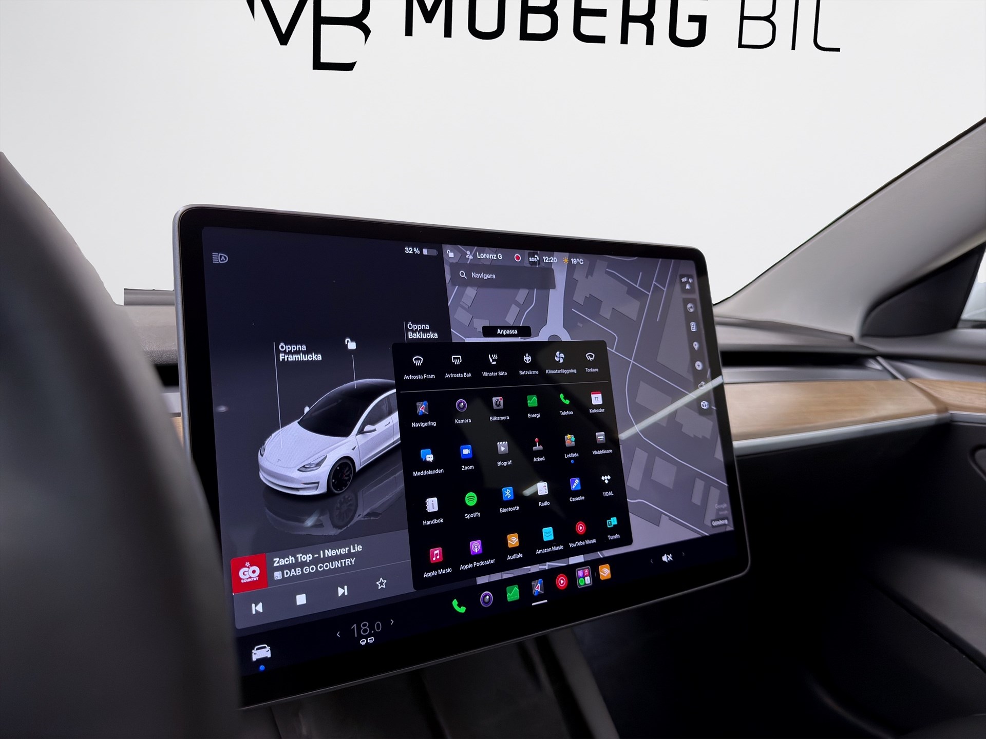 Tesla Model 3 Performance 513hk Pano B-Kamera Läder