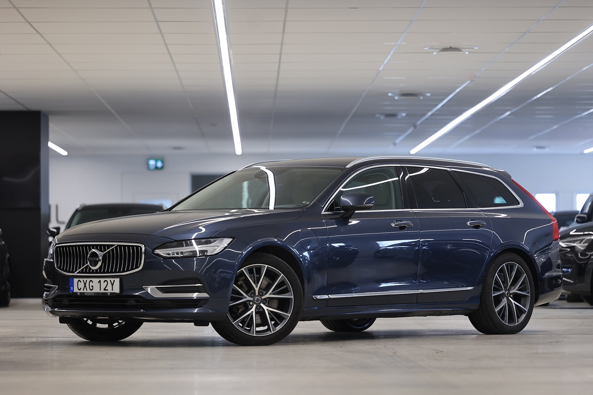 Volvo V90 T8 Twin Engine 392hk Inscription Läder HUD H/K 360 Drag