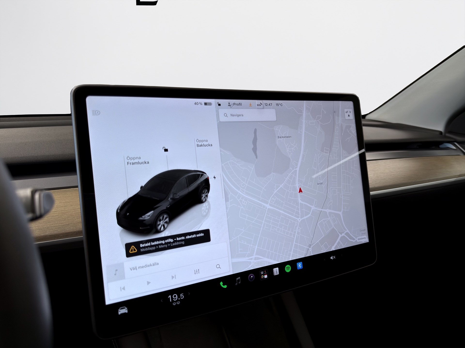 Tesla Model Y Standard Range 299hk Helg på Moberg! Pano Premium Navi