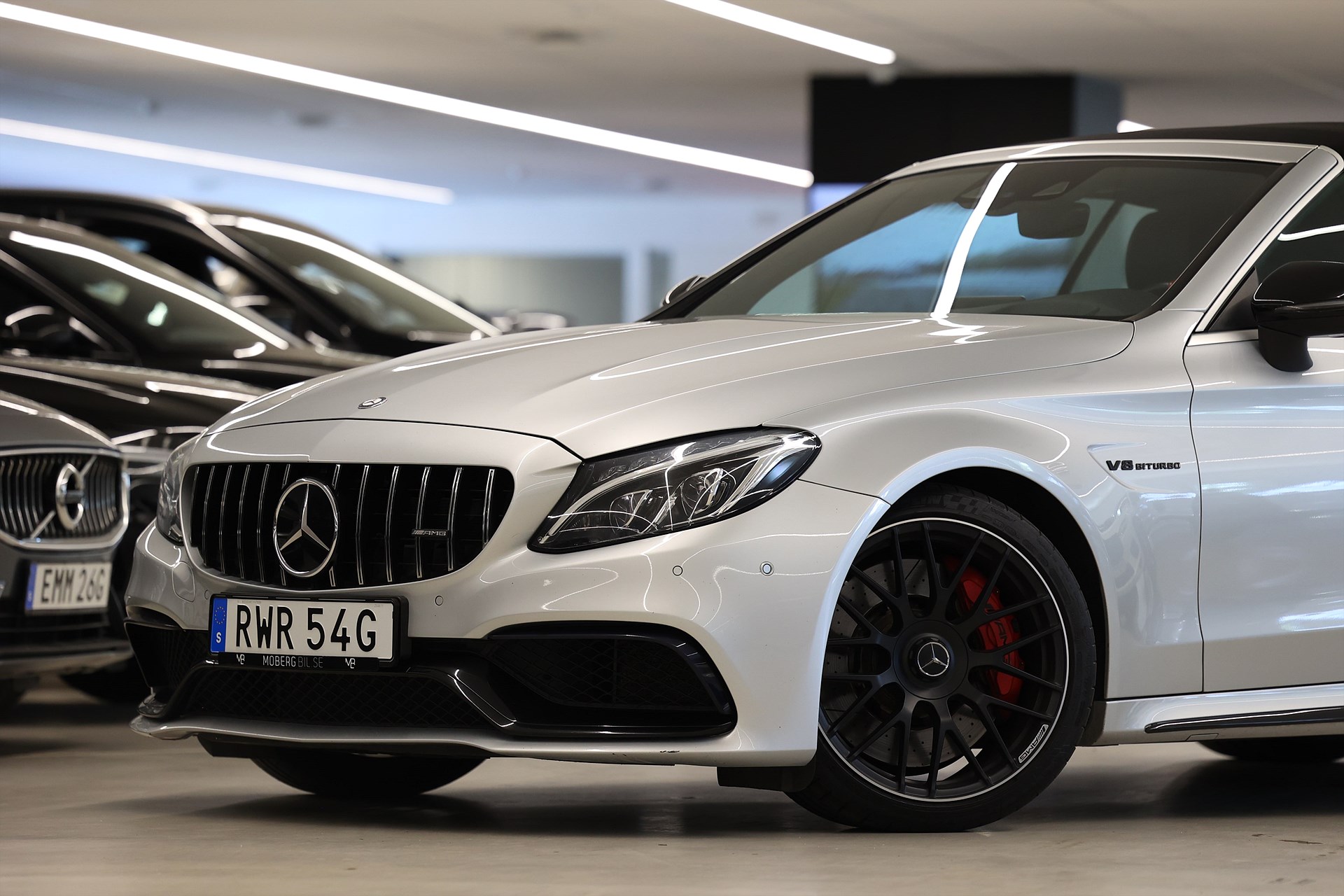 Mercedes-Benz AMG C 63 S Cab 510hk Performance Burmester HUD
