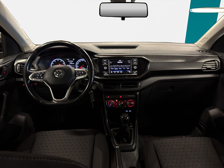 Volkswagen T-Cross 1.0 TSI, NYSERVAD, V-hjul, FR 2,99% 2020, svart – bild 15 av 17, begagnad hos Niber i Järfälla