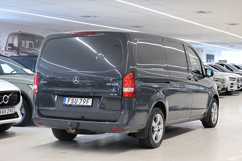 Mercedes-Benz Vito 116 4x4 163hk Lång B-kamera Drag