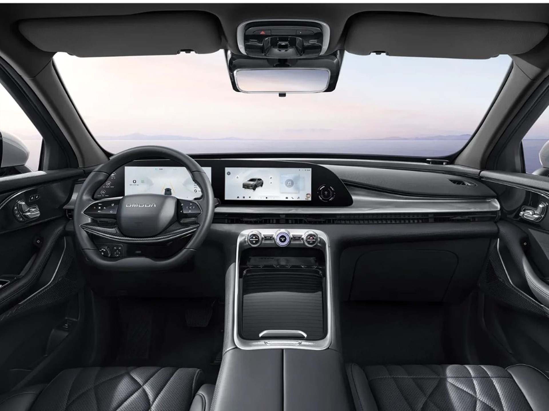 Omoda 9 AWD Super Hybrid Leveransklar Maxutrustad