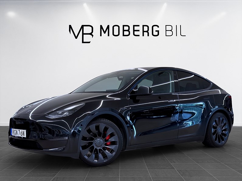 Tesla Model Y Performance 534hk Pano Läder Drag B-Kamera