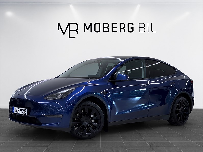 Tesla Model Y Long Range AWD 514hk Pano Drag Läder Navi