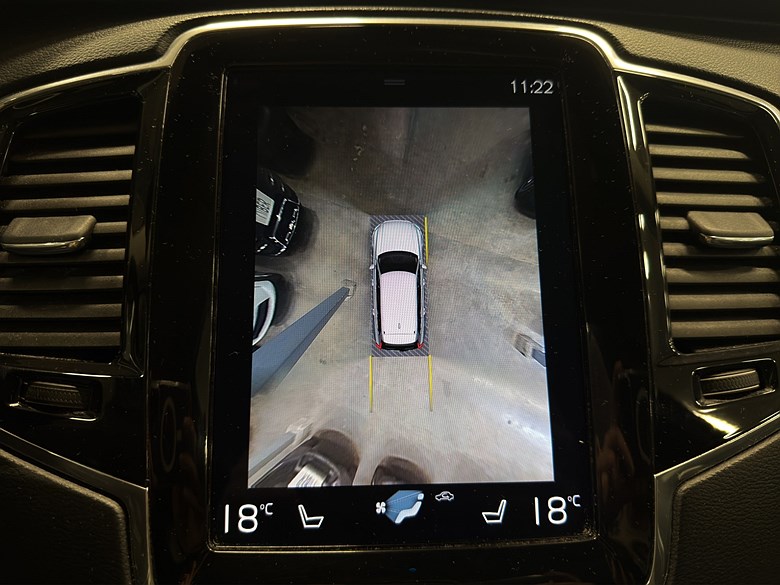 Volvo XC90 B5 AWD Inscription, 7 säten, HUD, 360° kamera, 1 brukare 2020, grå – bild 14 av 24, begagnad hos Niber i Järfälla