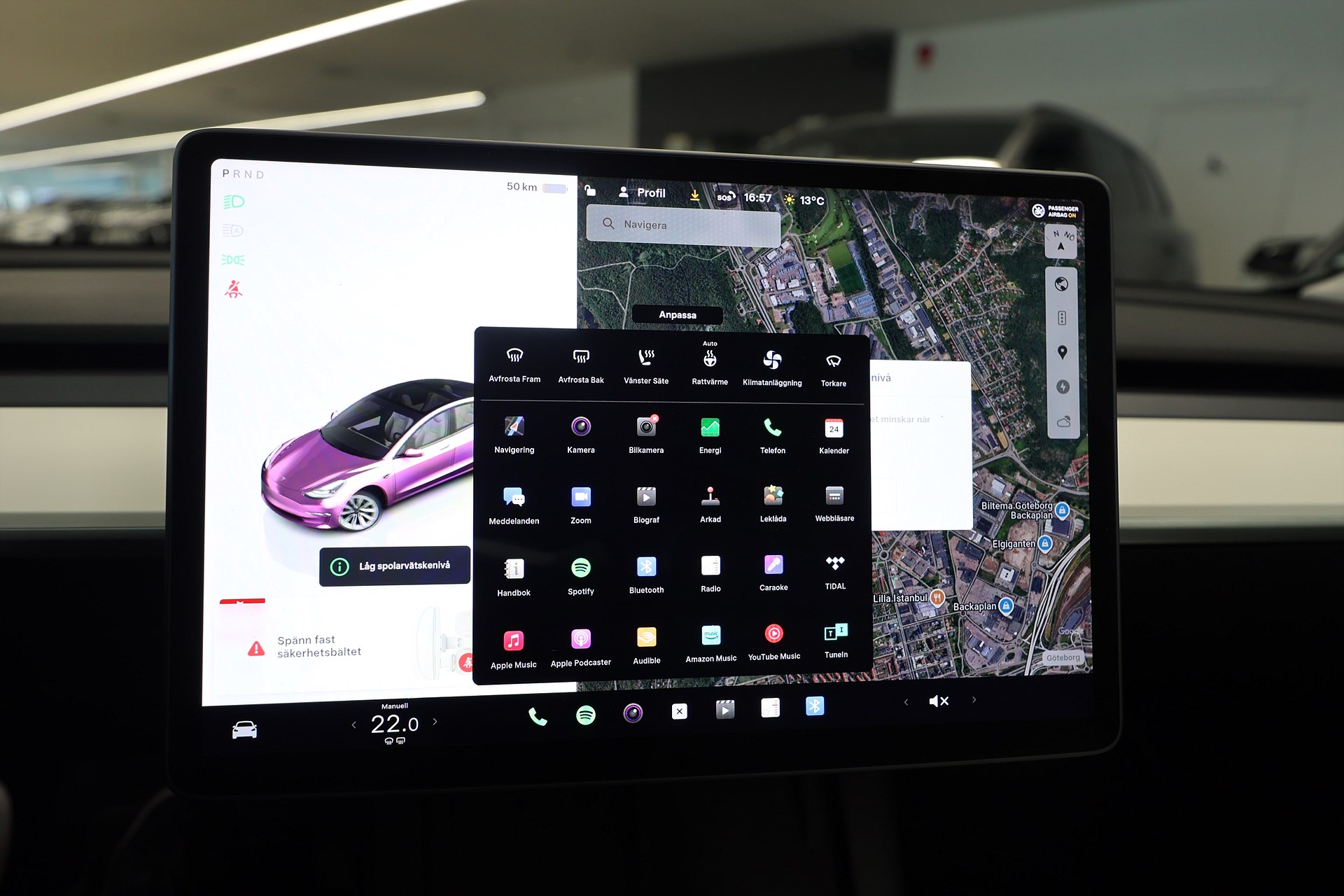 Tesla Model 3 Long Range AWD 440hk AP Pano Läder Navi Drag