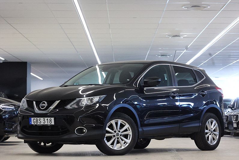 Nissan Qashqai 1.2 DIG-T XTRONIC-CVT 115hk Keyless Navi 360°