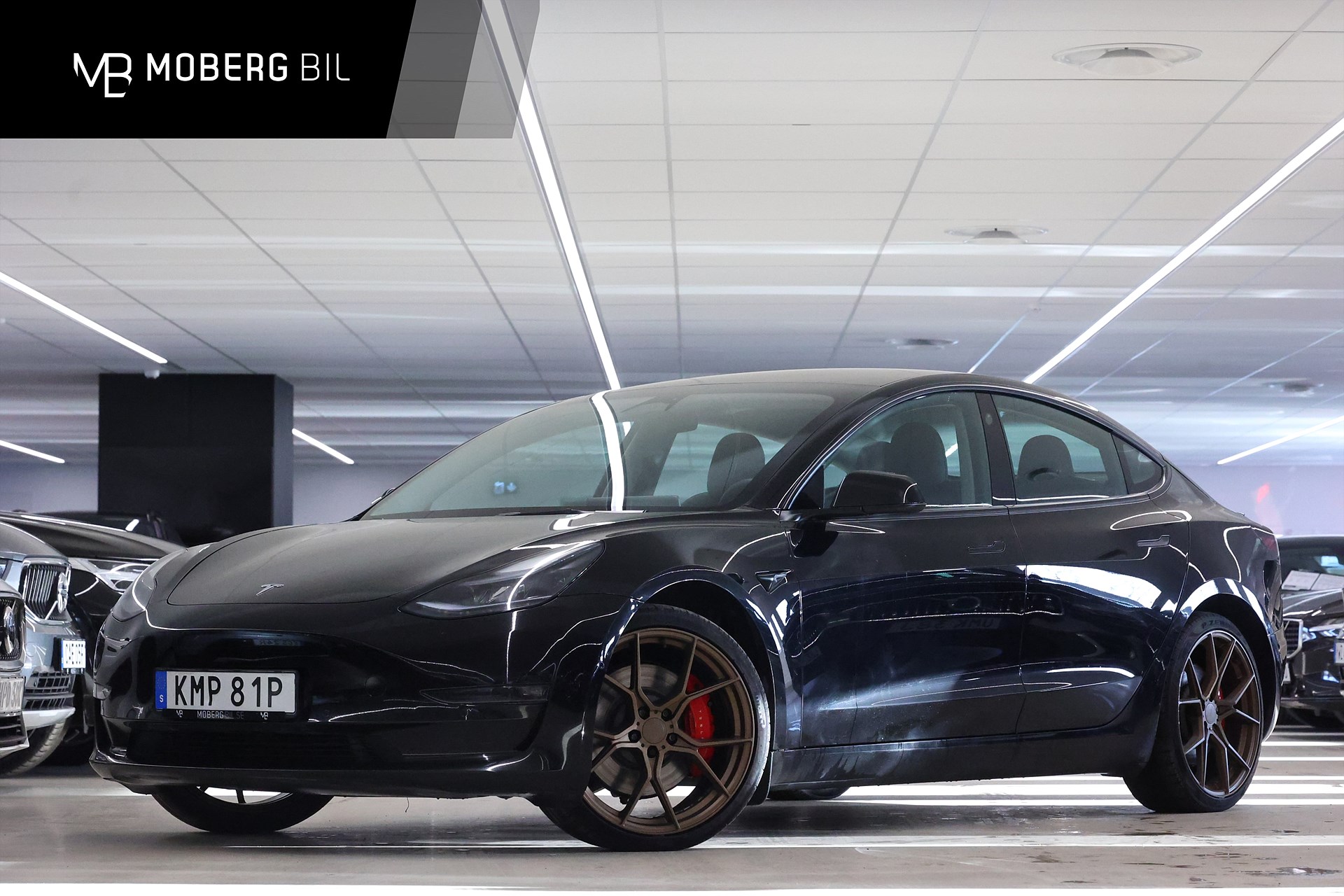 Tesla Model 3 Performance 513hk Pano AWD Navi PDC