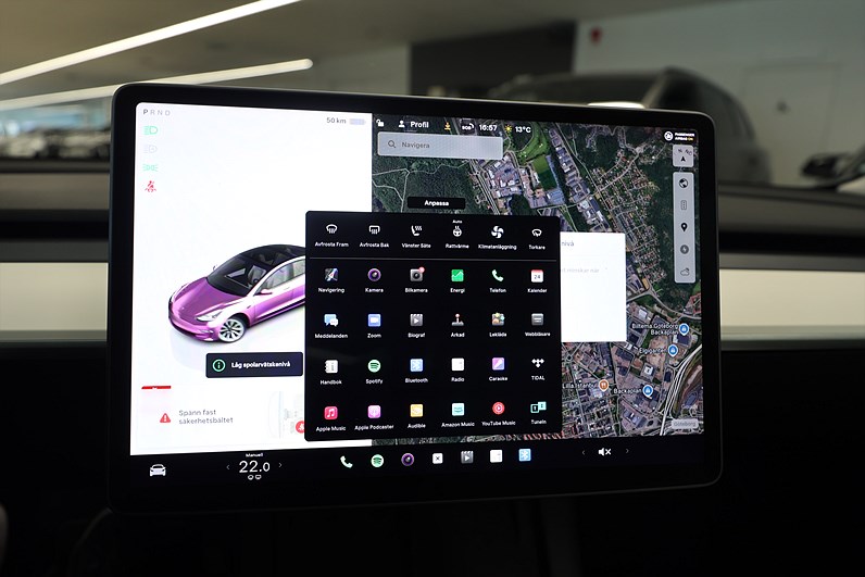 Tesla Model 3 Long Range AWD 440hk AP Pano Läder Navi Drag