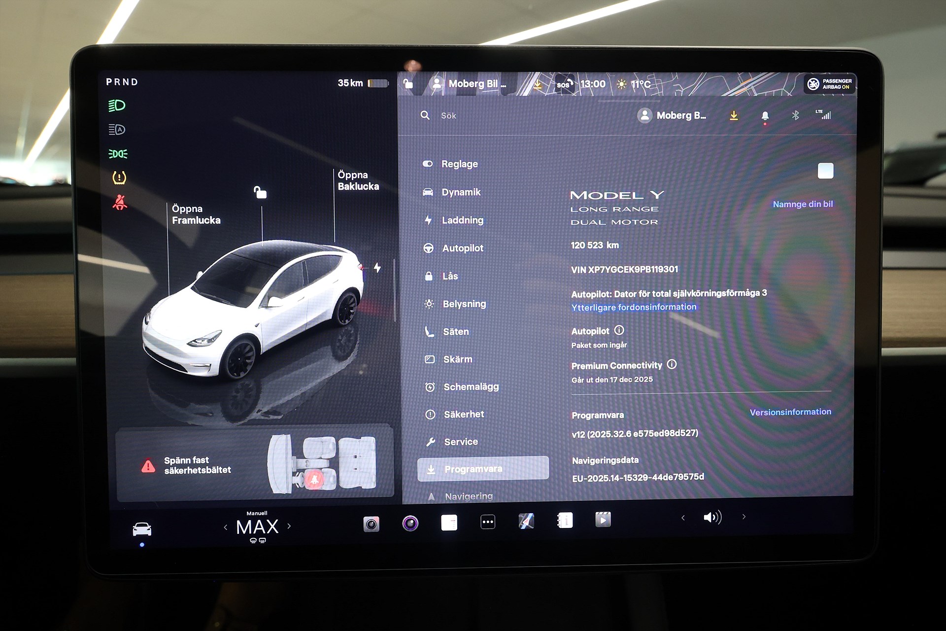 Tesla Model Y Long Range 514hk *Hjulkampanj!* AWD Pano AP MOMS