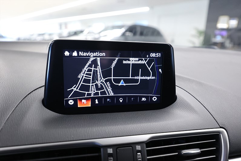 Mazda 3 2.2 DE 150hk Vision Plus HUD Navi B-kamera Keyless