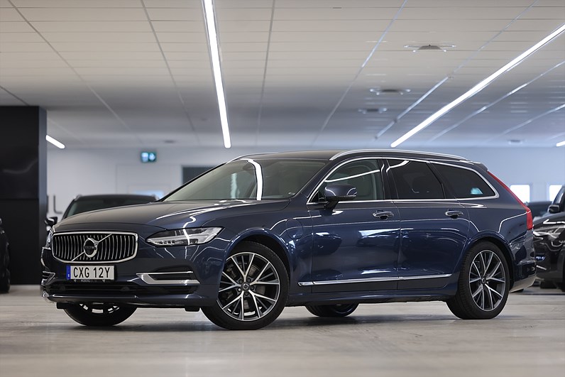 Volvo V90 T8 Twin Engine 392hk Inscription Läder HUD H/K 360 Drag
