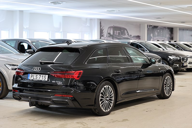 Audi A6 Avant 55 TFSI e Q S Line Svart Optik Drag Cockpit MOMS