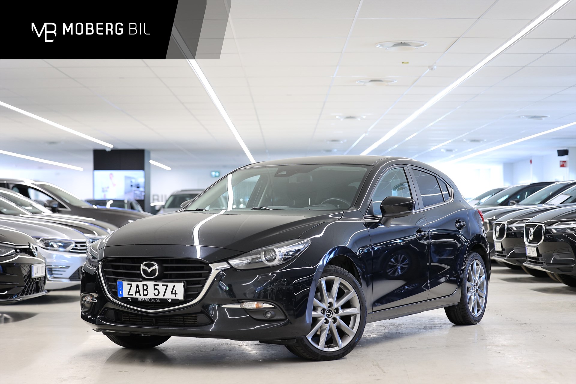 Mazda 3 2.2 DE 150hk Vision Plus HUD Navi B-kamera Keyless