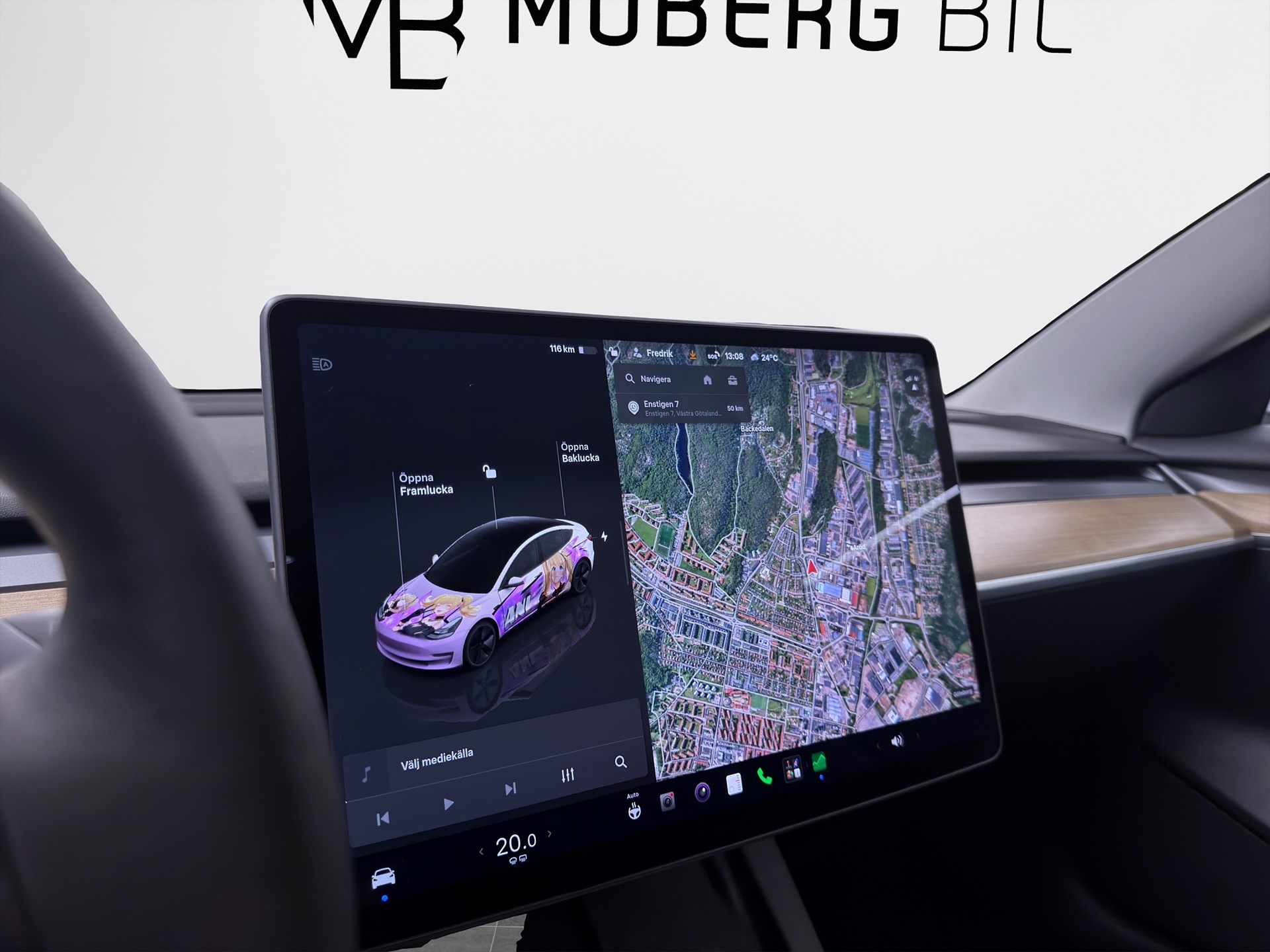 Tesla Model 3 Standard Range 283hk Pano Läder B-Kamera Drag