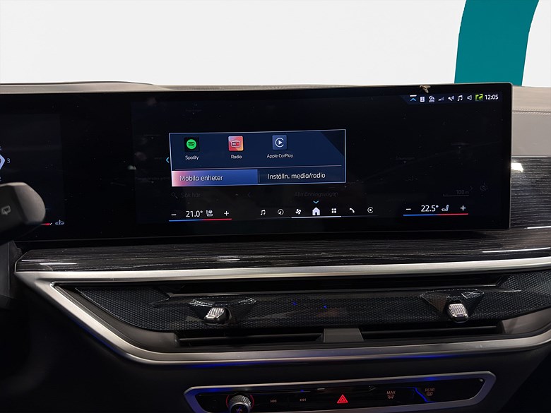 BMW X7 xDrive40d, M-Sport, 6 Sits, Pano, 360, MOMS 2024, grå – bild 15 av 25, begagnad hos Niber i Järfälla