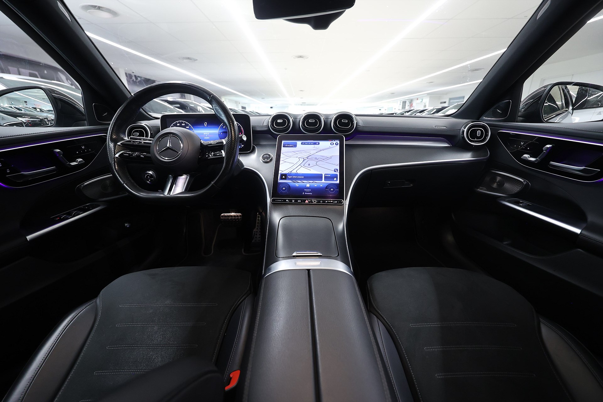 Mercedes-Benz C 220 T d 4M 200hk AMG Night Pano Burmester