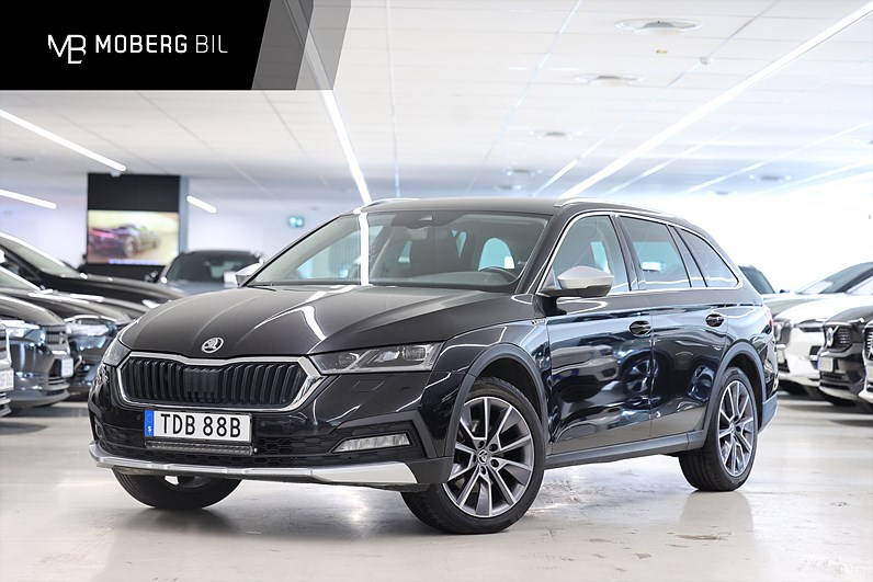 Skoda Octavia Scout 2.0 TDI 4x4 200hk B-kamera Drag Värmare MOMS