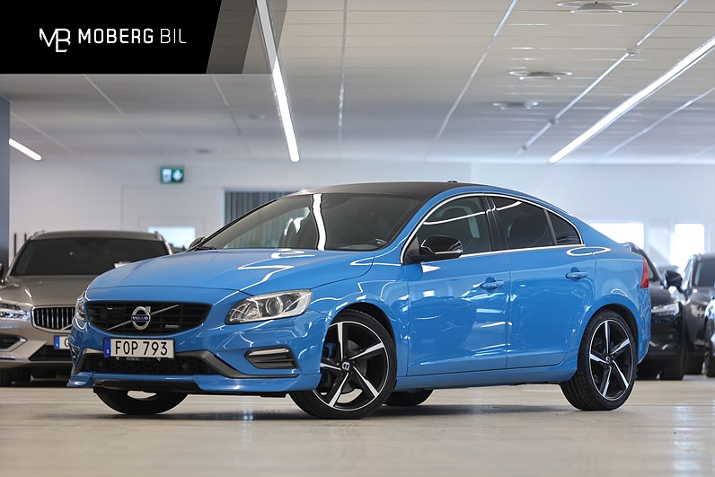 Volvo S60 T6 306hk R-Design Polestar H/K Läder Navi B-Kamera