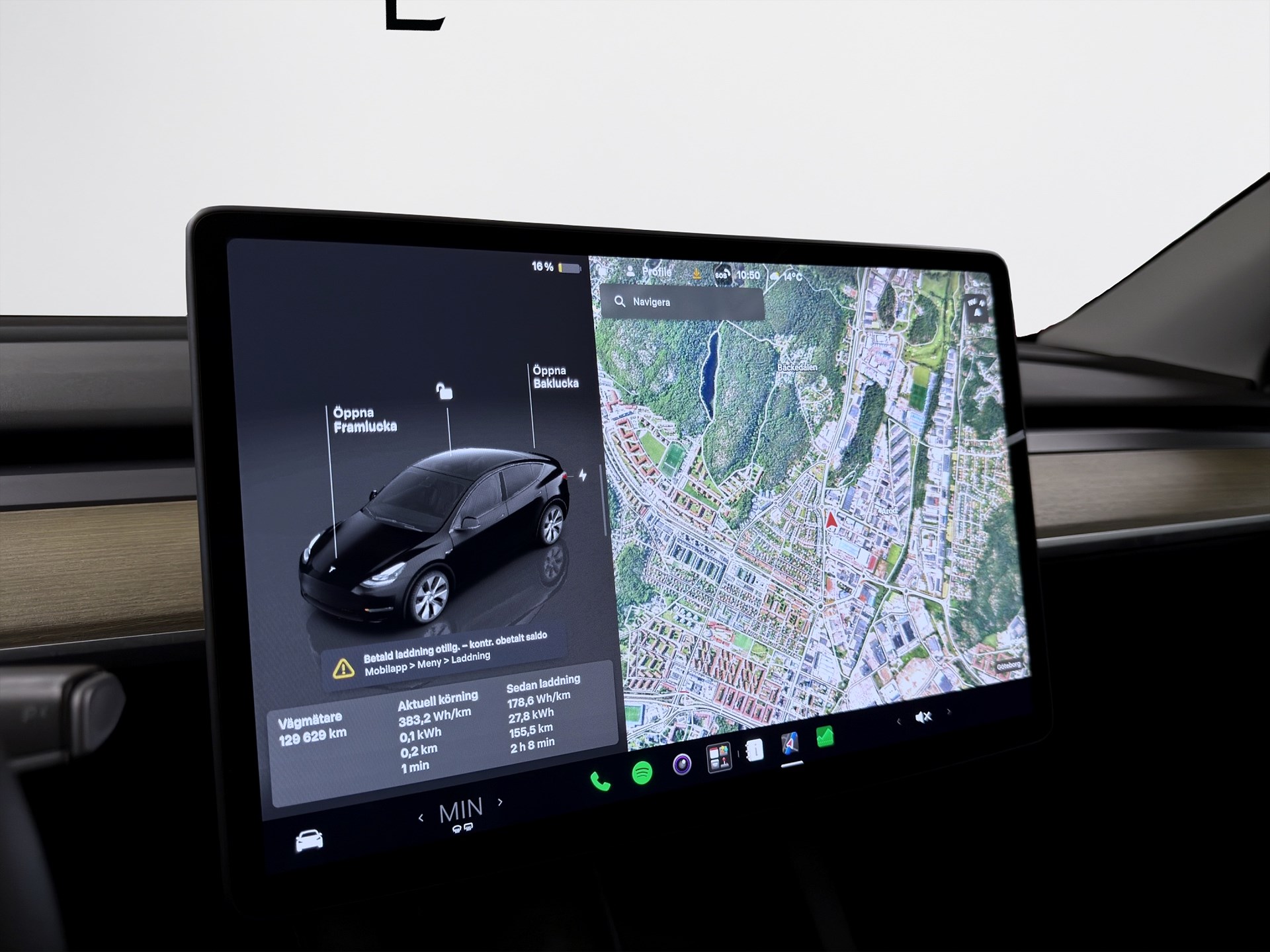 Tesla Model Y Standard Range 299hk Helg på Moberg! Pano Drag B-Kamera
