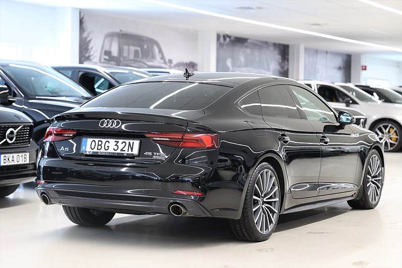 Audi A5 Sportback 45 TFSI Quattro 245hk S Line B&O Matrix 1262kr Årsskatt