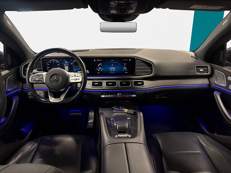 Mercedes-Benz GLE 350 de 4MATIC Coupé, Premium Plus, AMG, 4,99%, Pano, Navi 2021, blå – bild 20 av 26, begagnad hos Niber i Järfälla