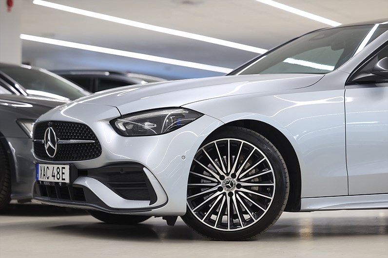 Mercedes-Benz C 220 T d 4M 200hk AMG Night Pano Burmester