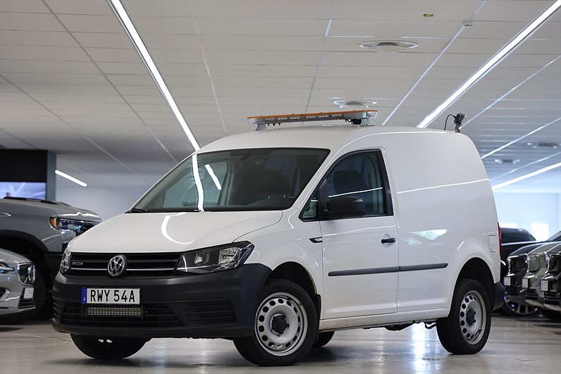 Volkswagen Caddy 2.0 TDI 4M V-inrett Värmare Drag MOMS