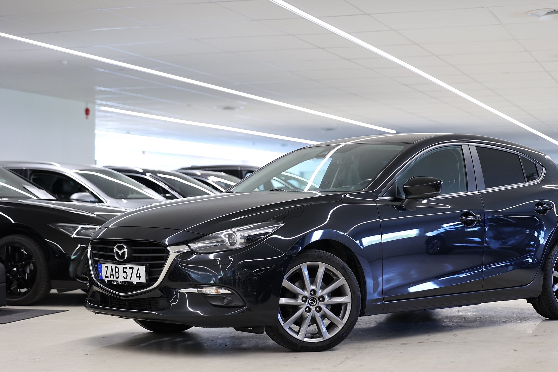 Mazda 3 2.2 DE 150hk Vision Plus HUD Navi B-kamera Keyless
