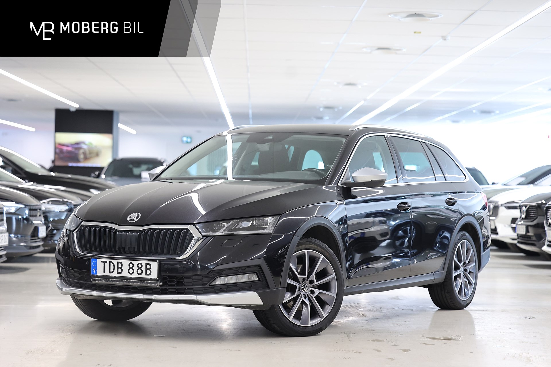 Skoda Octavia Scout 2.0 TDI 4x4 200hk B-kamera Drag Värmare MOMS