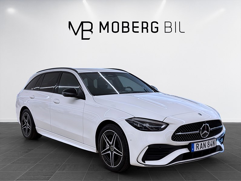 Mercedes-Benz C300 e 313hk AMG Line Drag B-Kamera Navi