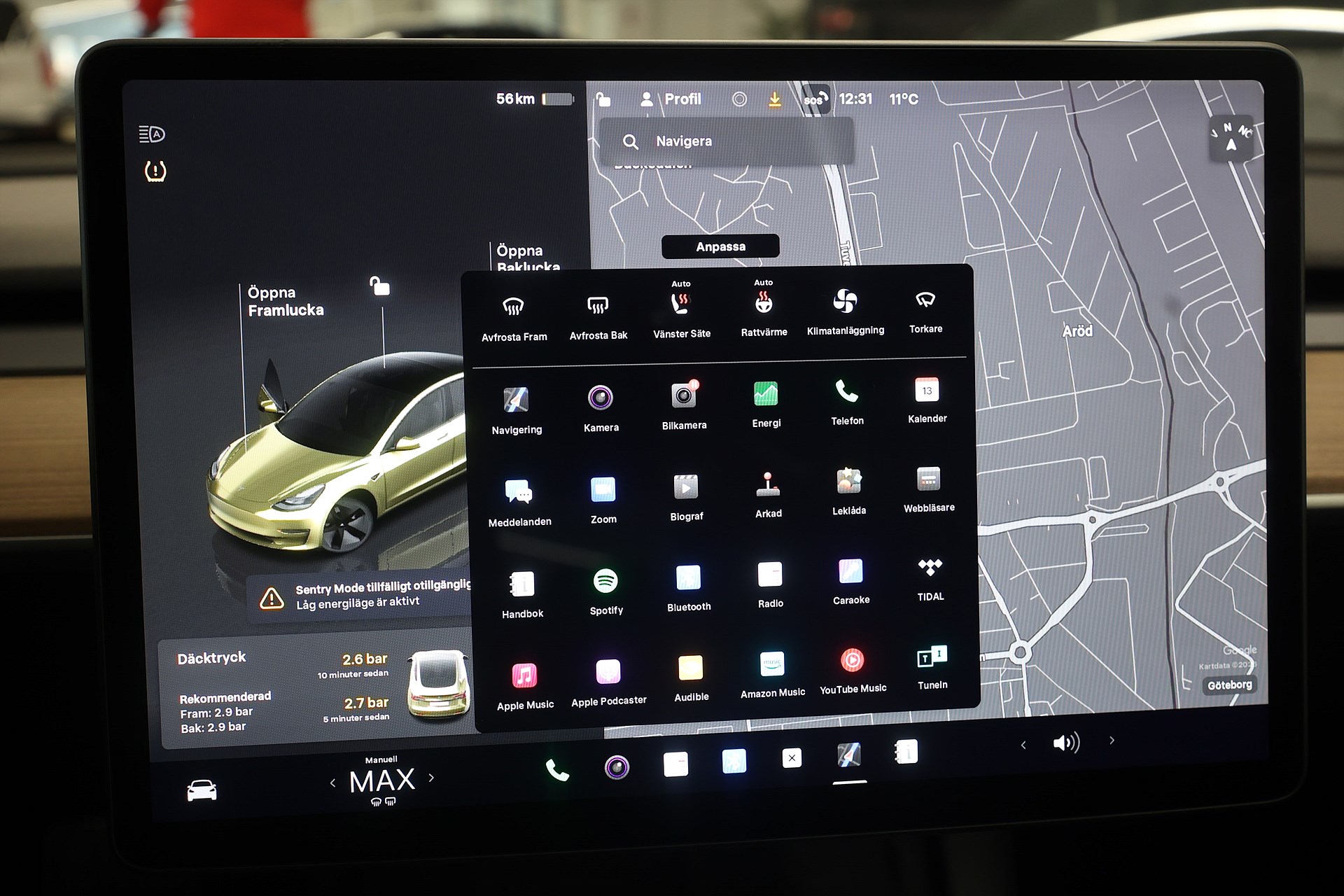 Tesla Model 3 Standard Range 283hk Pano Navi Läder