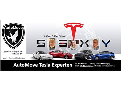Tesla Model S 100D, 525hk, 2017