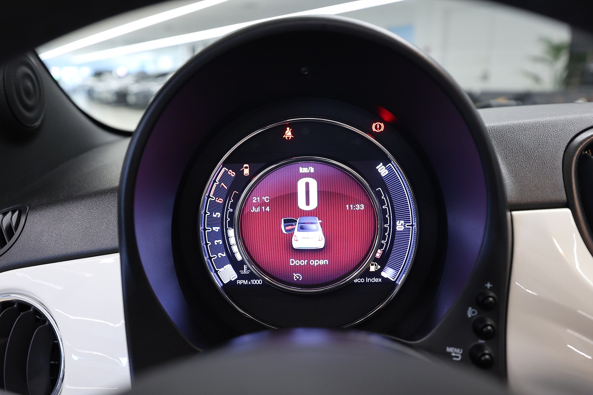 Fiat 500C Cab Hybrid 70hk Lounge PDC Låg Skatt