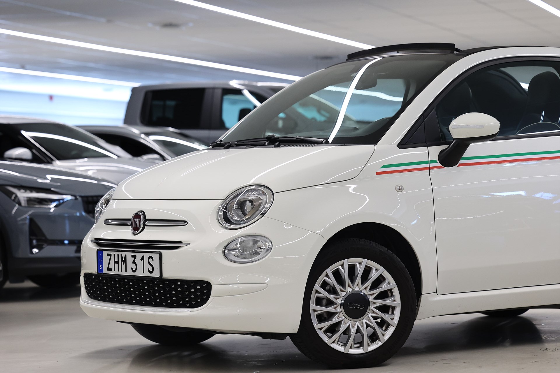 Fiat 500C Cab Hybrid 70hk Lounge PDC Låg Skatt