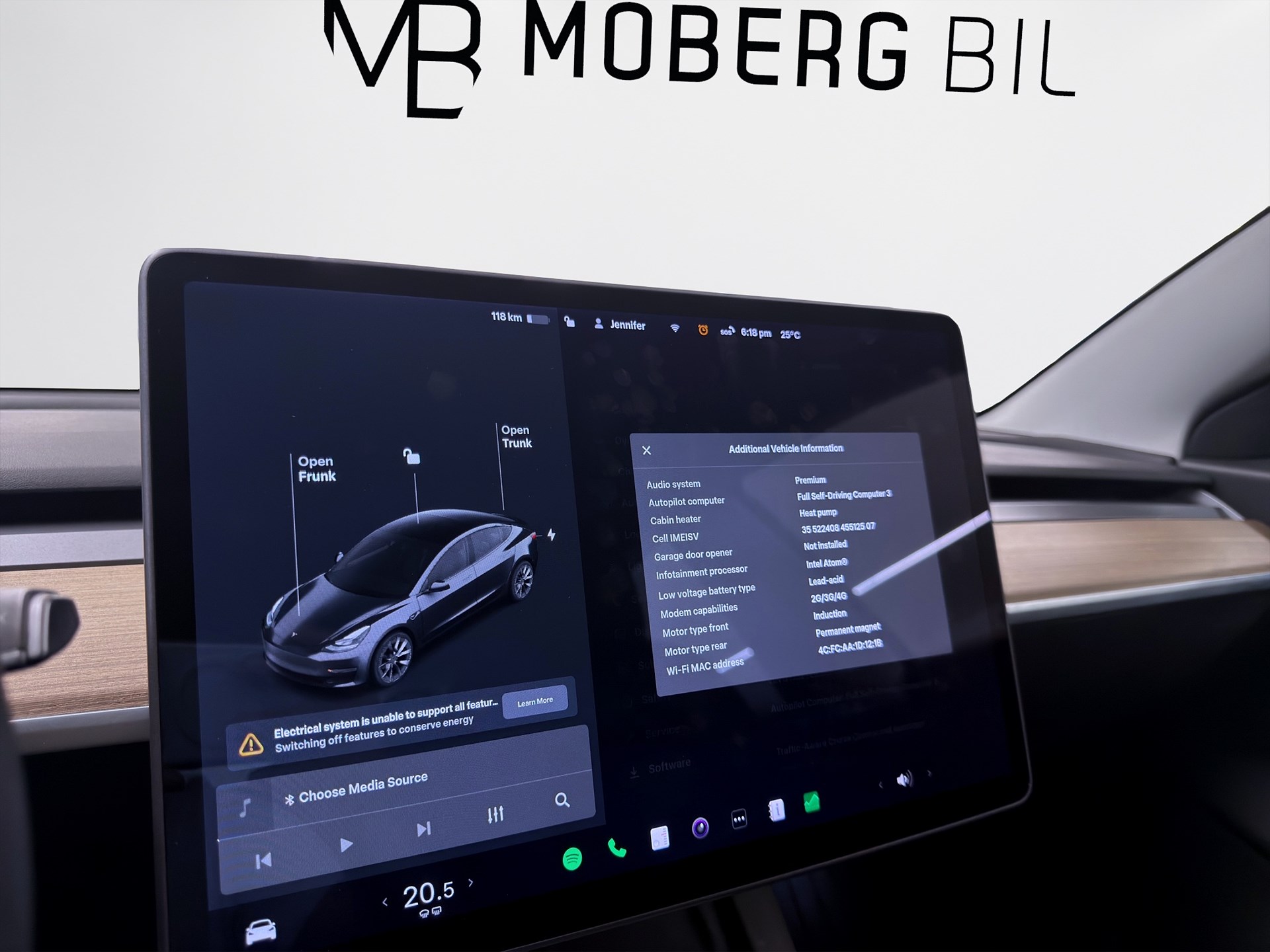 Tesla Model 3 Long Range AWD 440hk Pano