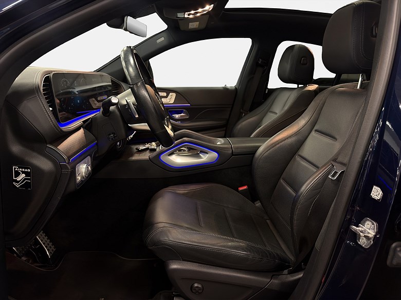 Mercedes-Benz GLE 350 de 4MATIC Coupé, Premium Plus, AMG, 4,99%, Pano, Navi 2021, blå – bild 11 av 26, begagnad hos Niber i Järfälla