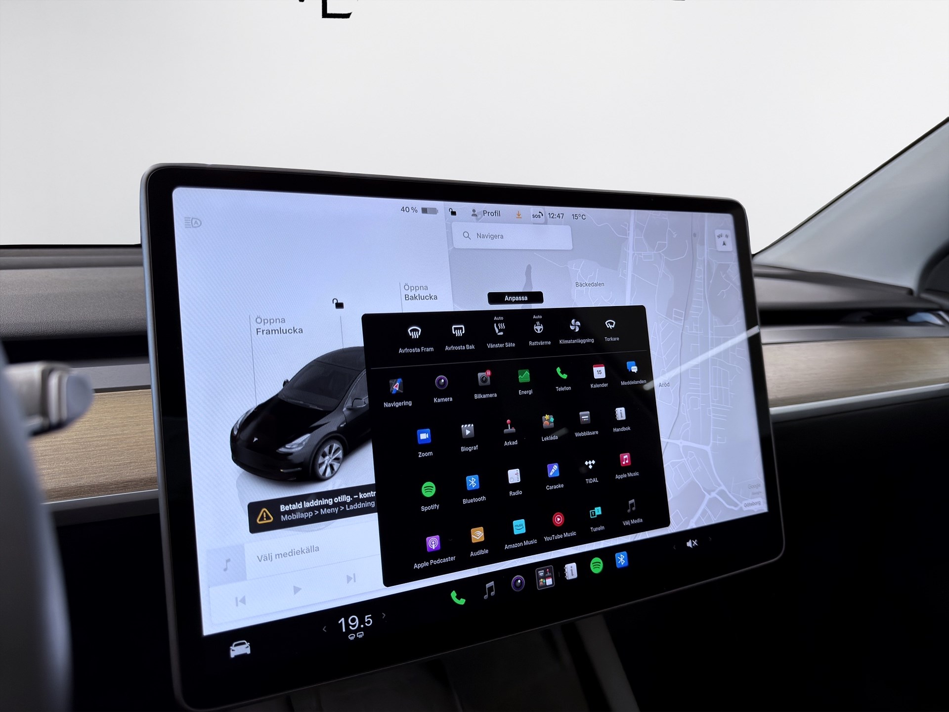 Tesla Model Y Standard Range 299hk Helg på Moberg! Pano Premium Navi
