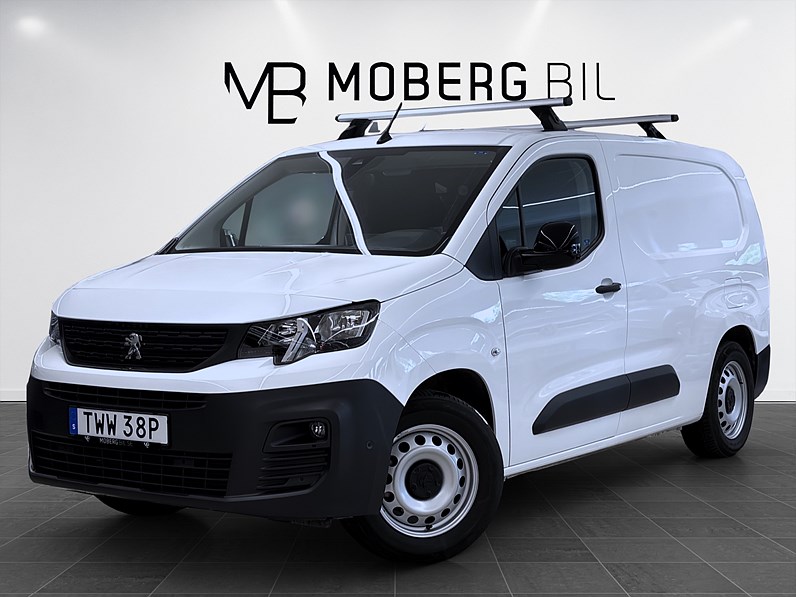 Peugeot e-Partner L2 136hk Helg på Moberg! V-Inrett Drag Värmare