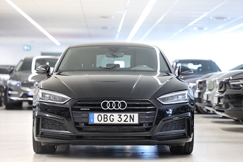 Audi A5 Sportback 45 TFSI Quattro 245hk S Line B&O Matrix 1262kr Årsskatt