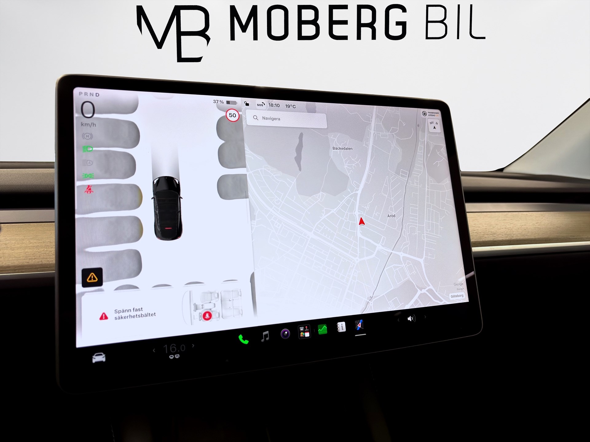 Tesla Model Y Standard Range 299hk Helg på Moberg! Pano B-Kamera
