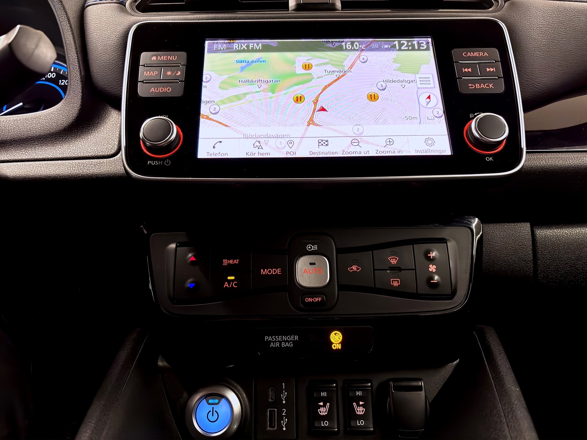Nissan Leaf e+ 217hk 2021 Navi Keyless 360 P-Värmare