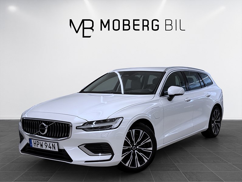 Volvo V60 Recharge T6 399hk Helg på Moberg! Core Edt H/K B-Kam Läder