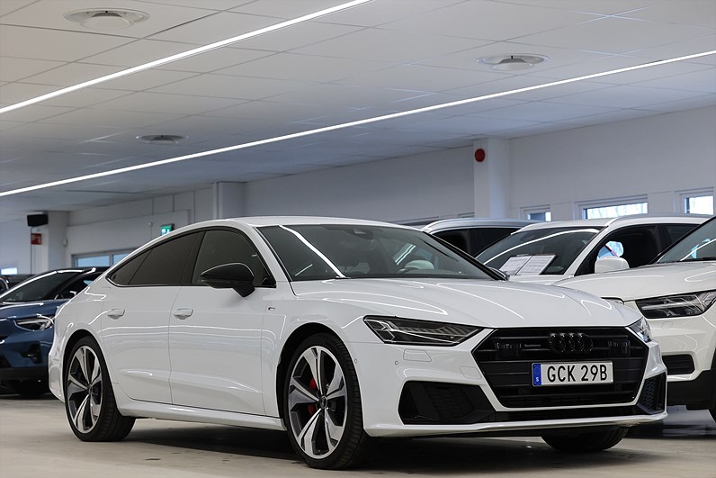 Audi A7 Sportback 55 TFSI e Quattro 367hk *Hjulkampanj!* S-Line MOMS