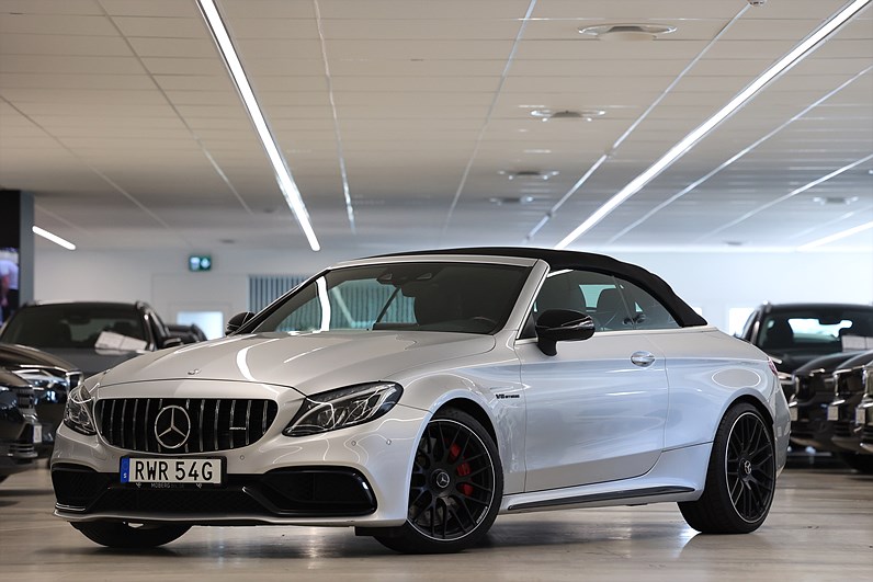 Mercedes-Benz AMG C 63 S Cab 510hk Performance Burmester HUD