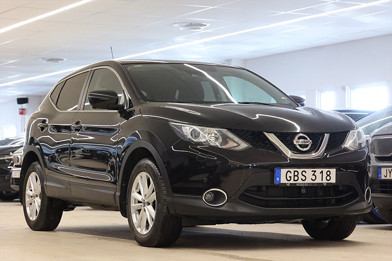 Nissan Qashqai 1.2 DIG-T XTRONIC-CVT 115hk Keyless Navi 360°
